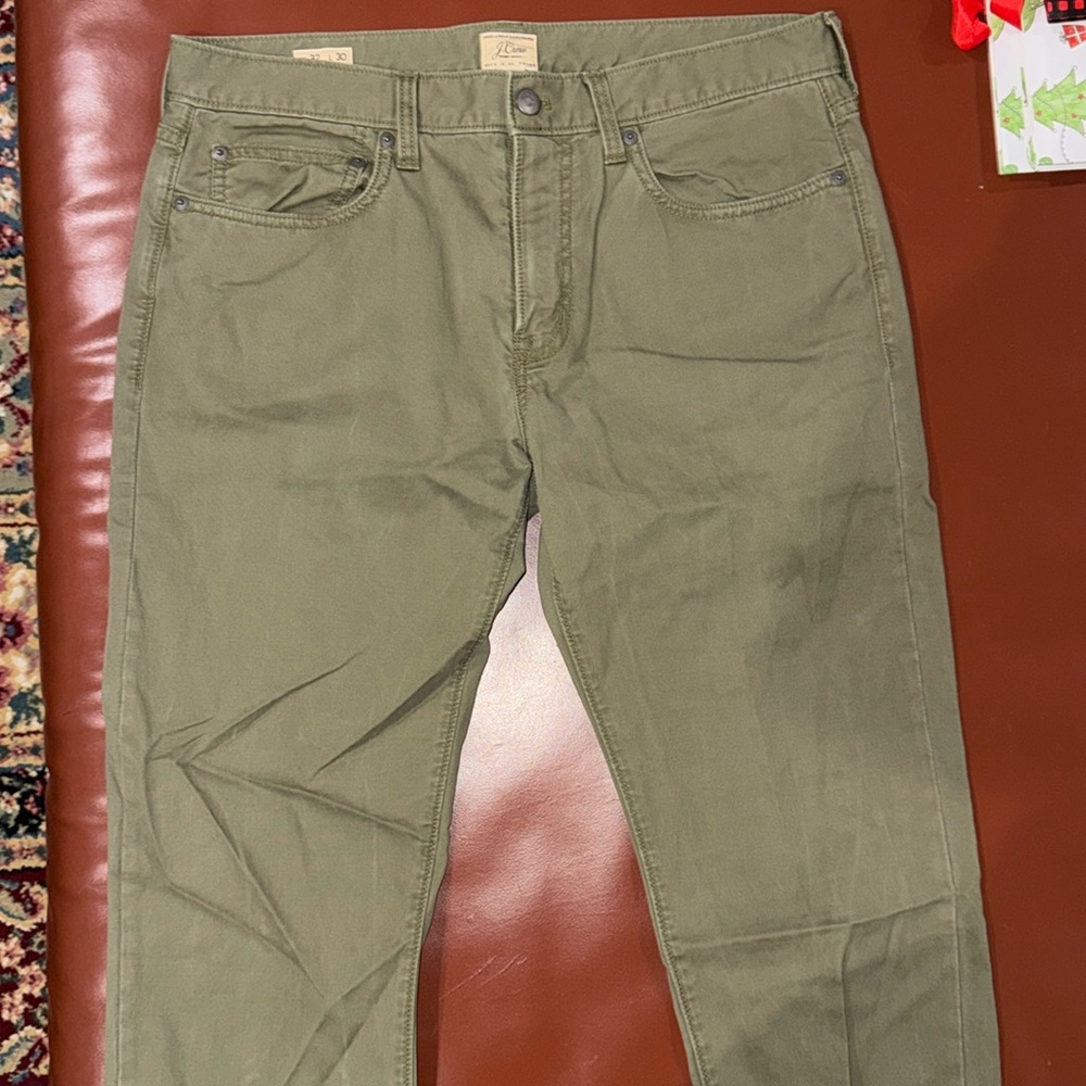 J Crew Dark Green Pants